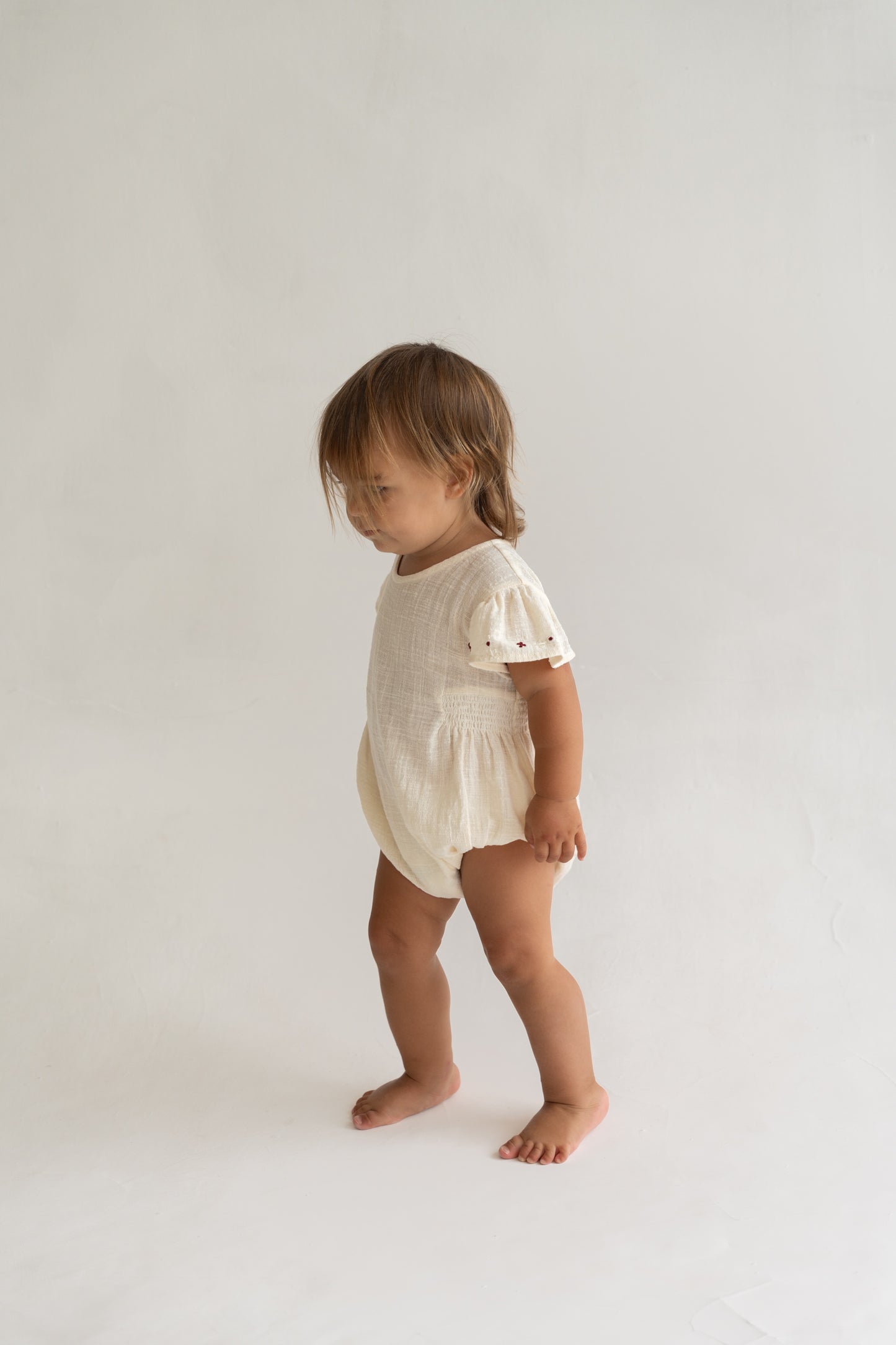 Blossom Romper | Natural