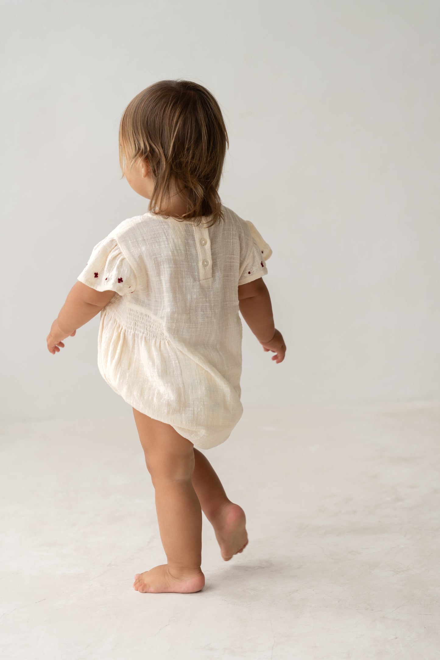 Blossom Romper | Natural