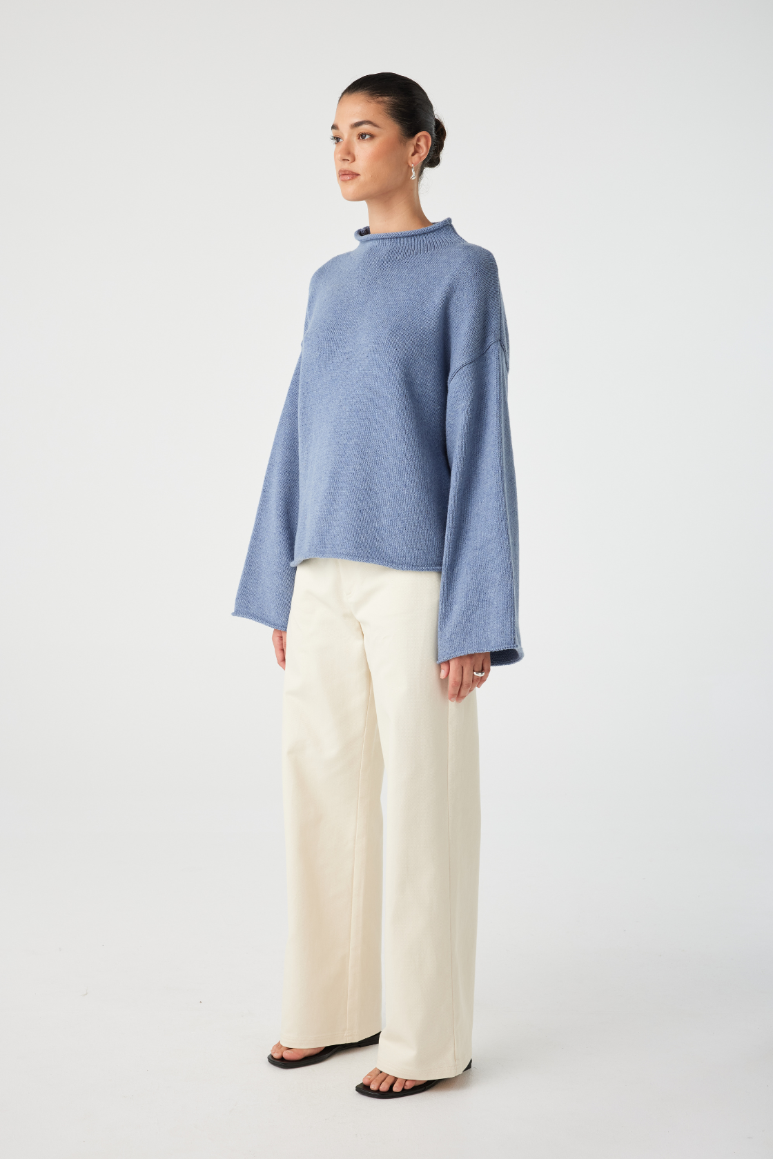 Maeve Sweater | Denim Blue