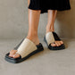 Toe Ring Flop Bicolour - Black/Ivory