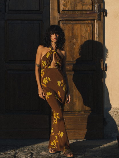 Paloma Dress | Tulp Carob
