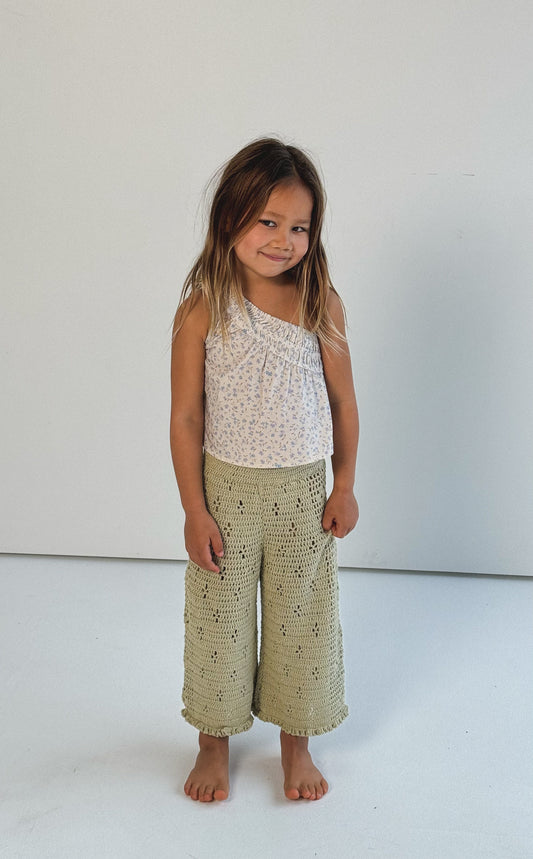 Kirra Top | Indigo Bloom Print