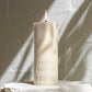Olive Wax Pillar Candle - Large