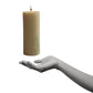 Olive Wax Pillar Candle | Large