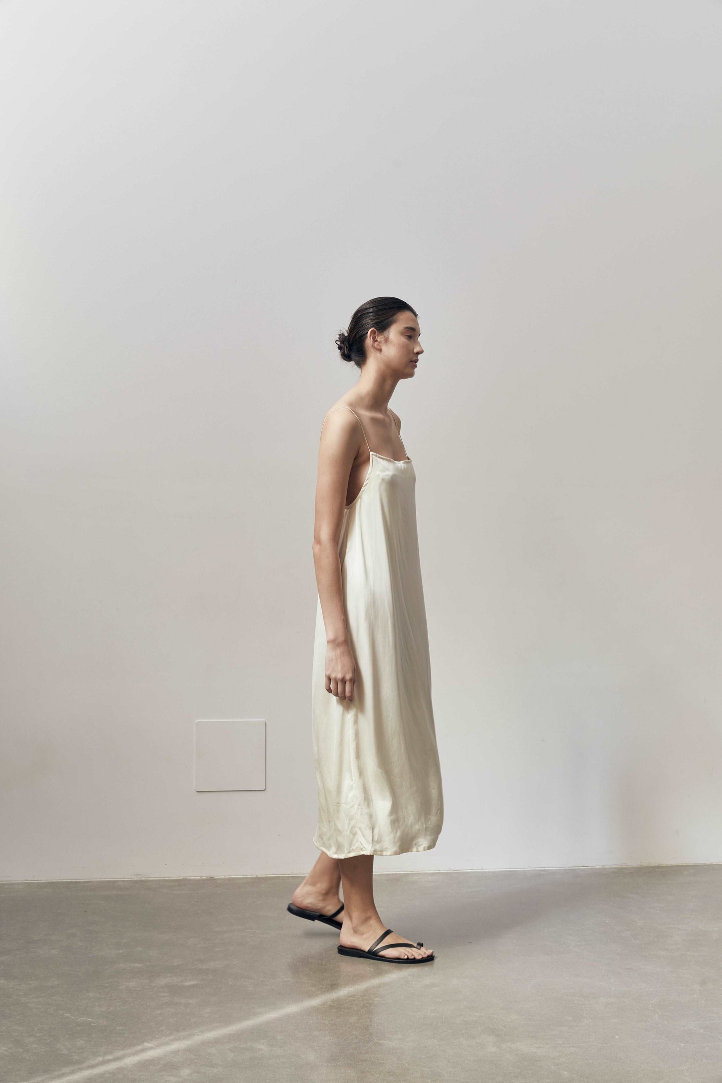 Penelope Silk Dress - Cream