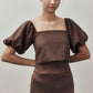 Gabrielle Blouse - Chocolate