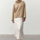 Naomi Silk Slip Skirt - Cream